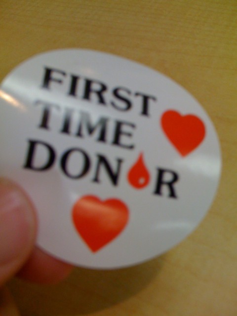 My donor sticker My donor sticker