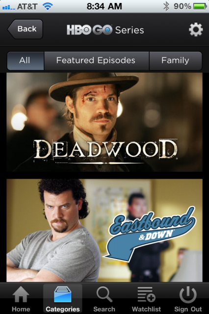 HBO GO Deadwood Eastbound